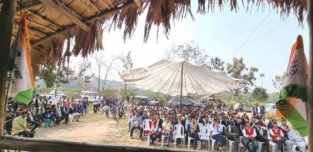 Election campaign of NPP’s candidate from 40 Bhandari AC Tsungro Kithan was kicked off on February 13.